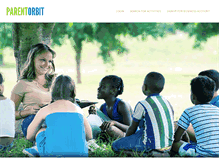 Tablet Screenshot of parentorbit.com